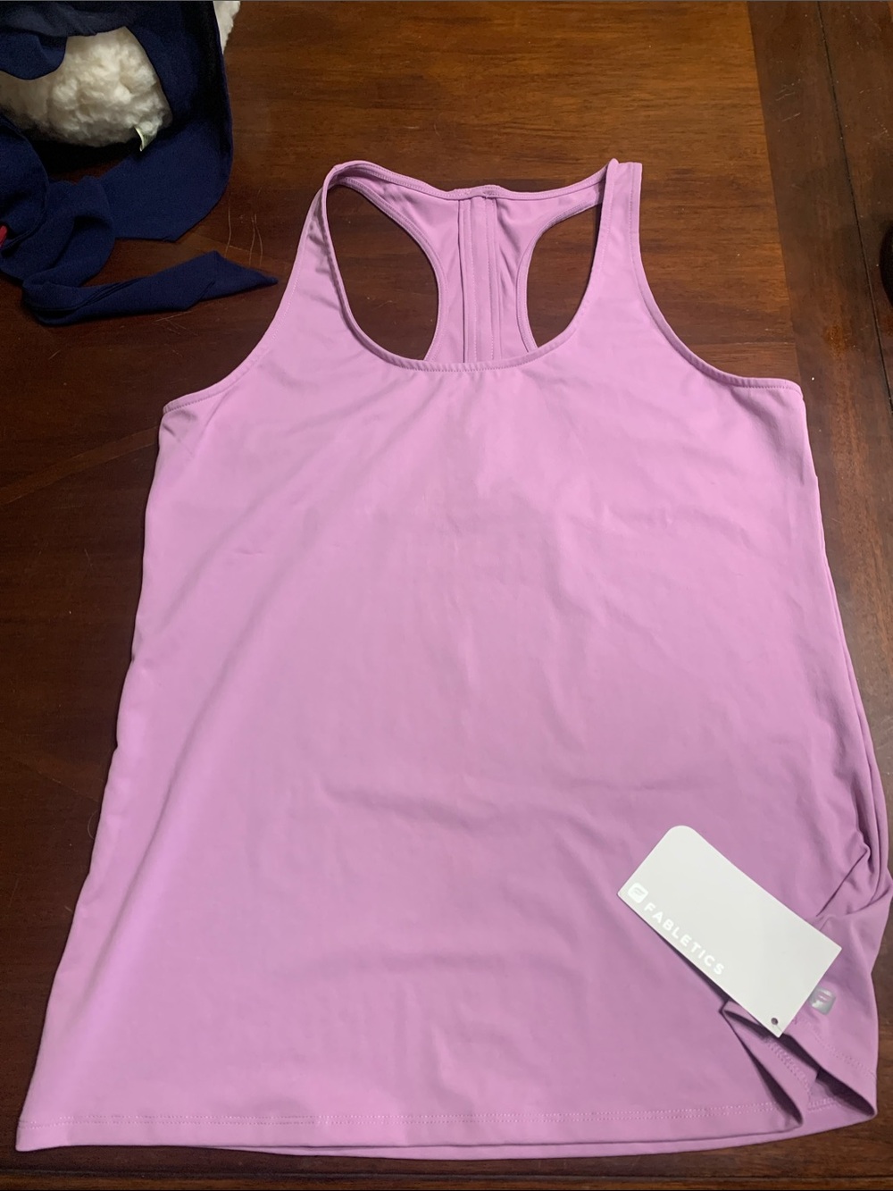 Fabletics Lilac Racerback Workout Tank